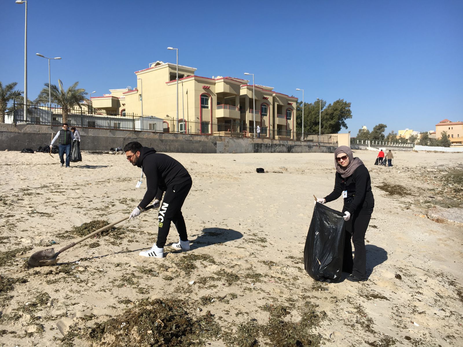Beach Cleaning Campaign At Dine Zone Complex